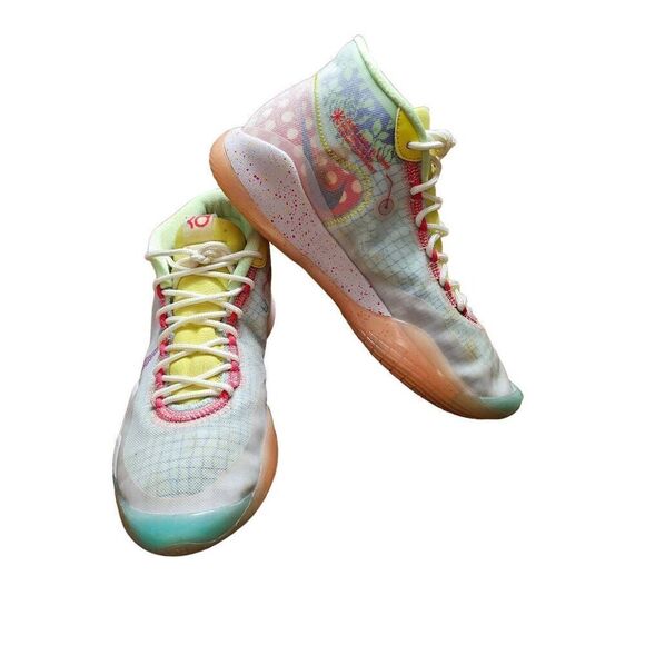 Nike Zoom KD 12 Peach Jam 2019 Teal Tint Basketball CK1195 300 Men\'s 8 EUC main image 13